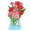 Grußkarten-Set aus Papierblumen 1