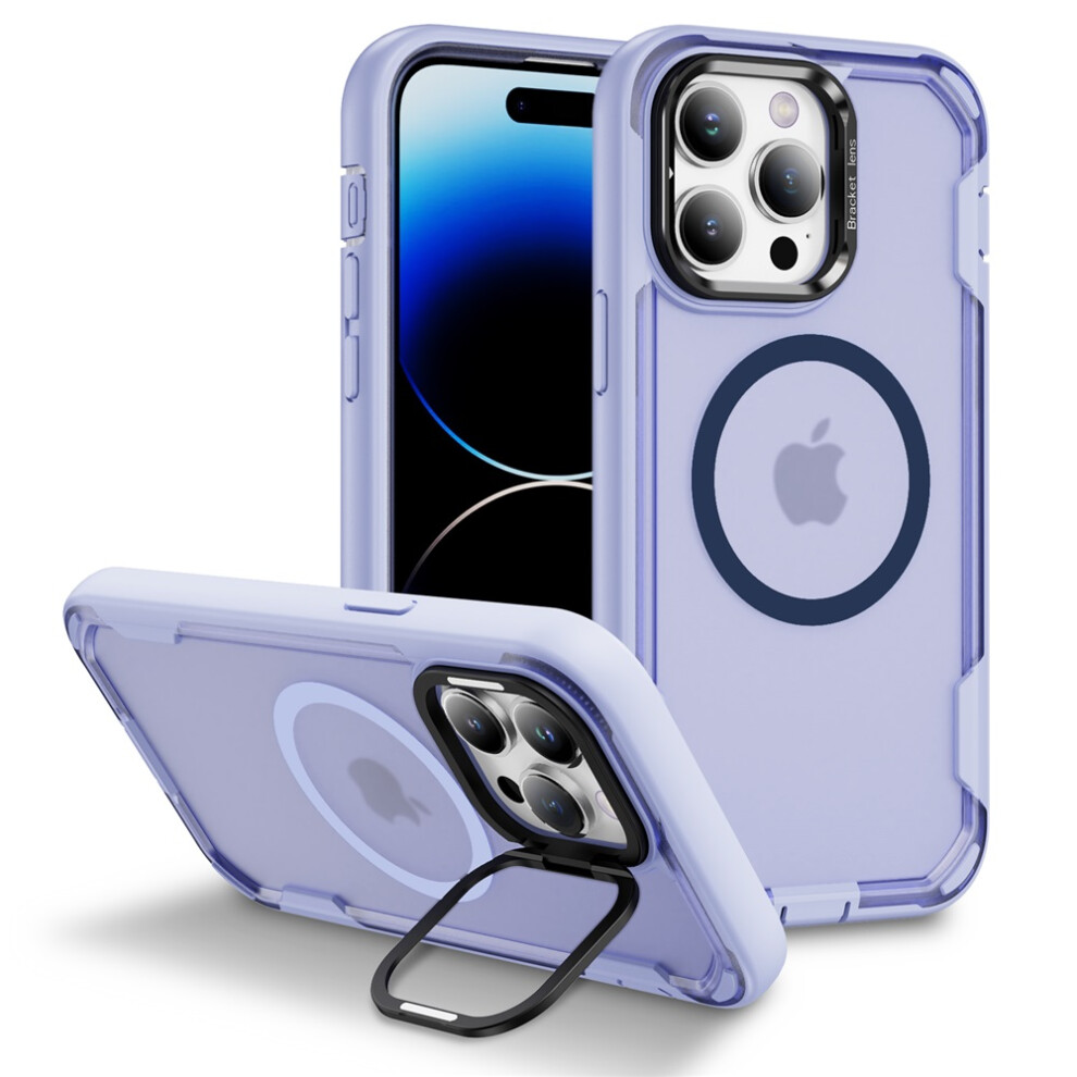 Iphone 14 Pro Case With Stand Magsafe Rugged Light Purple 937196937097