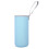 Funda para botella de agua de vidrio con correa de transporte 1