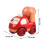 Mini Push-Pull Engineering Car Toy for Toddlers 1-3, Safe ABS, Rounded Edges, 4 Colors – Compatible with Early Learning 2