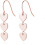 Sterling Silver Heart Drop Earrings for Women 1