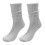 Chaussettes homme en coton gris uni taille unique 1