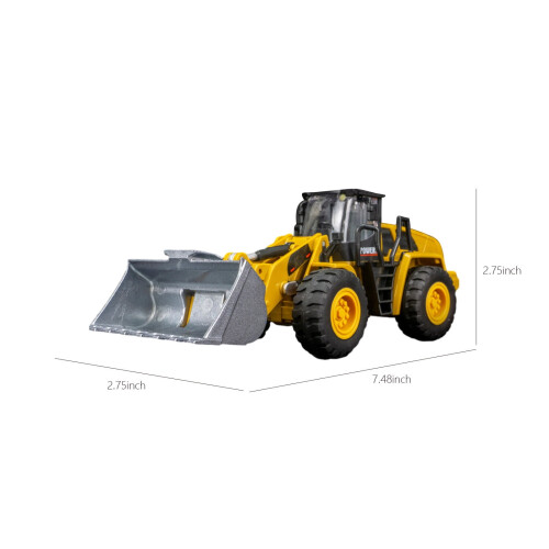 Push & Go Excavator Dump Truck 1:50 Scale 2