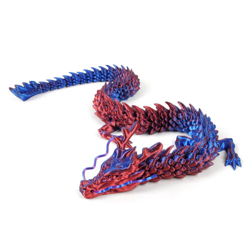 Figurină Dragon RD BLUE13CM, Articulată Imprimată 3D