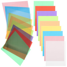 Elayard cellophane craft sheets assorted colors 18 sheets