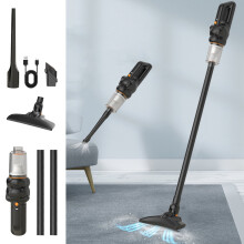 Aspirateur portatif sans fil, silencieux et puissant, aspiration2
