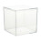 Clear Plastic Cube Storage Box with Lid – 7.5 cm, 12-Pack 1