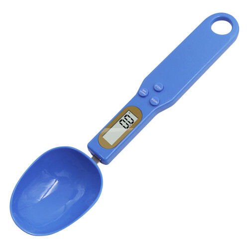 Scála Spúnóg Tomhais Digiteach 500g/0.1g LCD