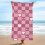 Extra groot microvezel strandhanddoek, 35,4 x 70 inch. 1
