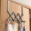 Door Hooks Hanging Rack Adjustable Retractable No-Drill 4