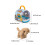 Interactive walking puppy toy white brown 1 piece 2