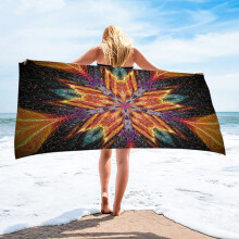 Sneldrogende microvezel strandhanddoek 30x60 inch