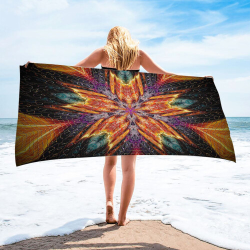Sneldrogende microvezel strandhanddoek 30x60 inch