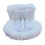 Dockbilsits för dockor 17 cm med ventilationsklämma vit 1