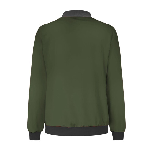 Hanorac ușor cu fermoar, stil bomber casual 2