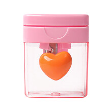 Blyantspidser Transparent Låg Kompakt Letvægts Pink