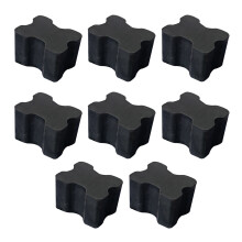 Conjunto de Reforços de Mola Helicoidal Dianteira de Borracha de 1,5 Polegadas