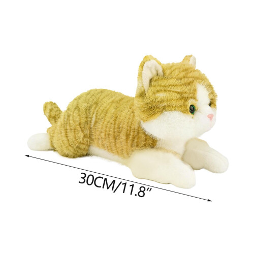 Gato de pelúcia com textura macia de 30 cm (12 polegadas)