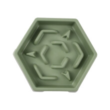 Gamelle anti-glouton en silicone antidérapant pour chien, 21,3 cm (8,4 pouces).