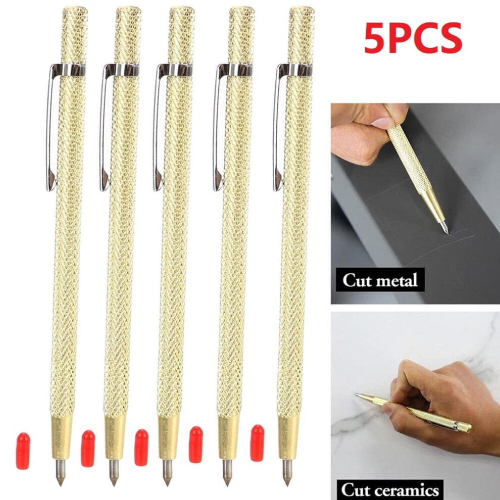 Glass Cutter With Diamond Tip And Carbide Scriber 937196936793