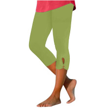 Capri Leggings for Women High Waisted Cutout 24-inch