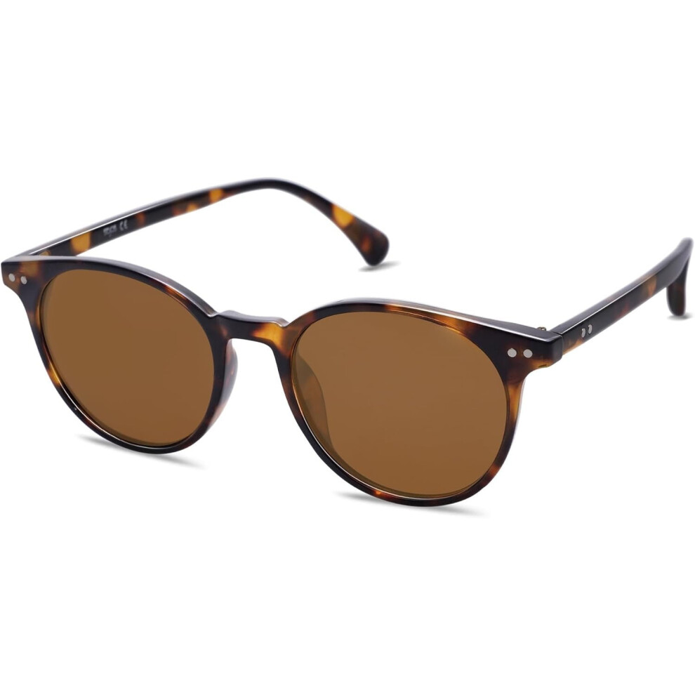 Classic Round Polarized Sunglasses UV400 Lens 1 Pair