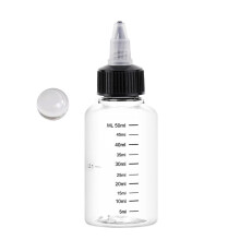 Botella para mezclar pintura con escala y boquilla giratoria 30 ml 50 ml
