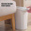 Narrow Crevice Trash Can Plastic 12.9L Rectangular 3