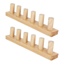 Knitting Loom Blanket Kit Wooden Portable 2 Pieces