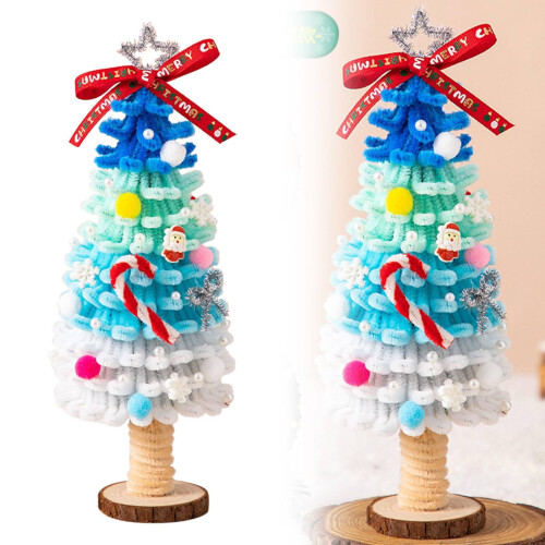 Mini Christmas Tree for Table 11 Inch with Gold Star