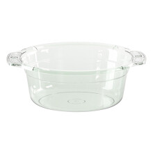Tragbarer Spülbehälter für Küchenspüle, transparent, 1 Stück