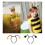 Bee-shaped plush headband for adults and teens 2