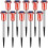 Solar LED Path Lights Candy Color Stainless Steel 10-Pack 3