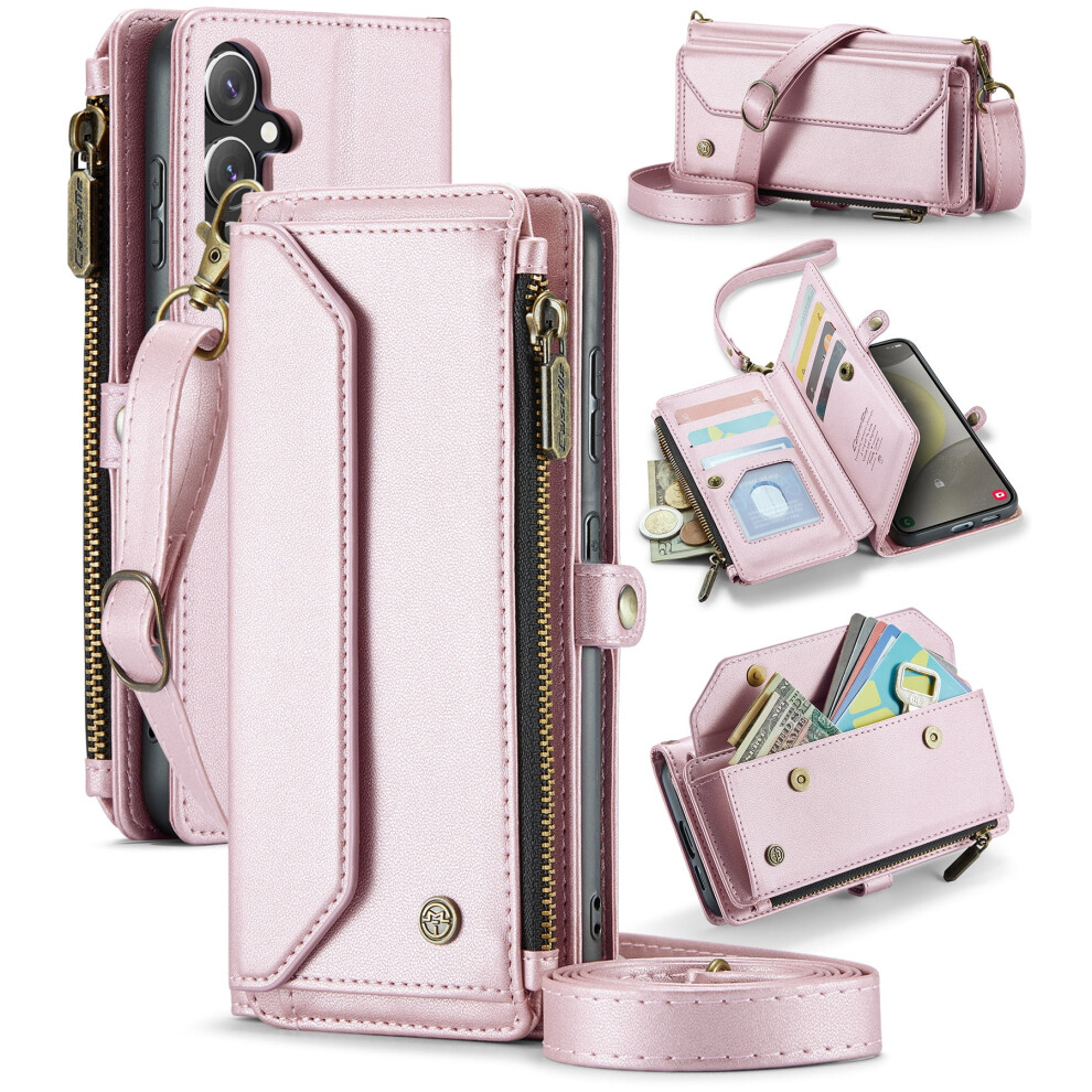 Caseme Leather Wallet Case For Samsung Galaxy S24 Plus With 937196924578
