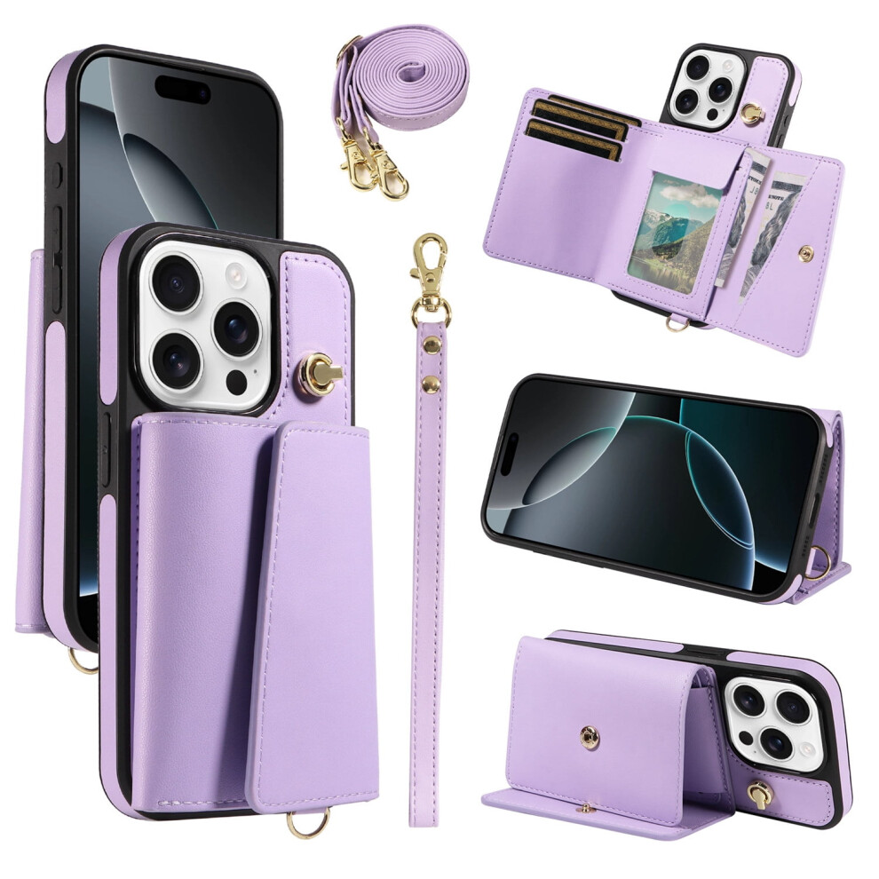 Iphone 14 Pro Max Leather Wallet Case With Card Holder 937196924103
