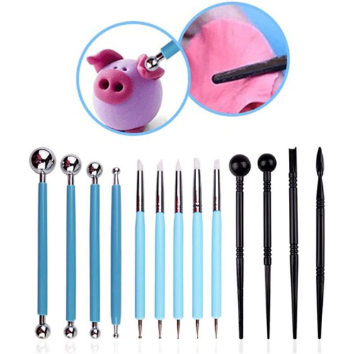 116Pcs Polymer Clay Tools Modelling Tool Set Sculpting Tool Kit for DIY Clay Ceramic Crafts for Crafts Sculpture 2