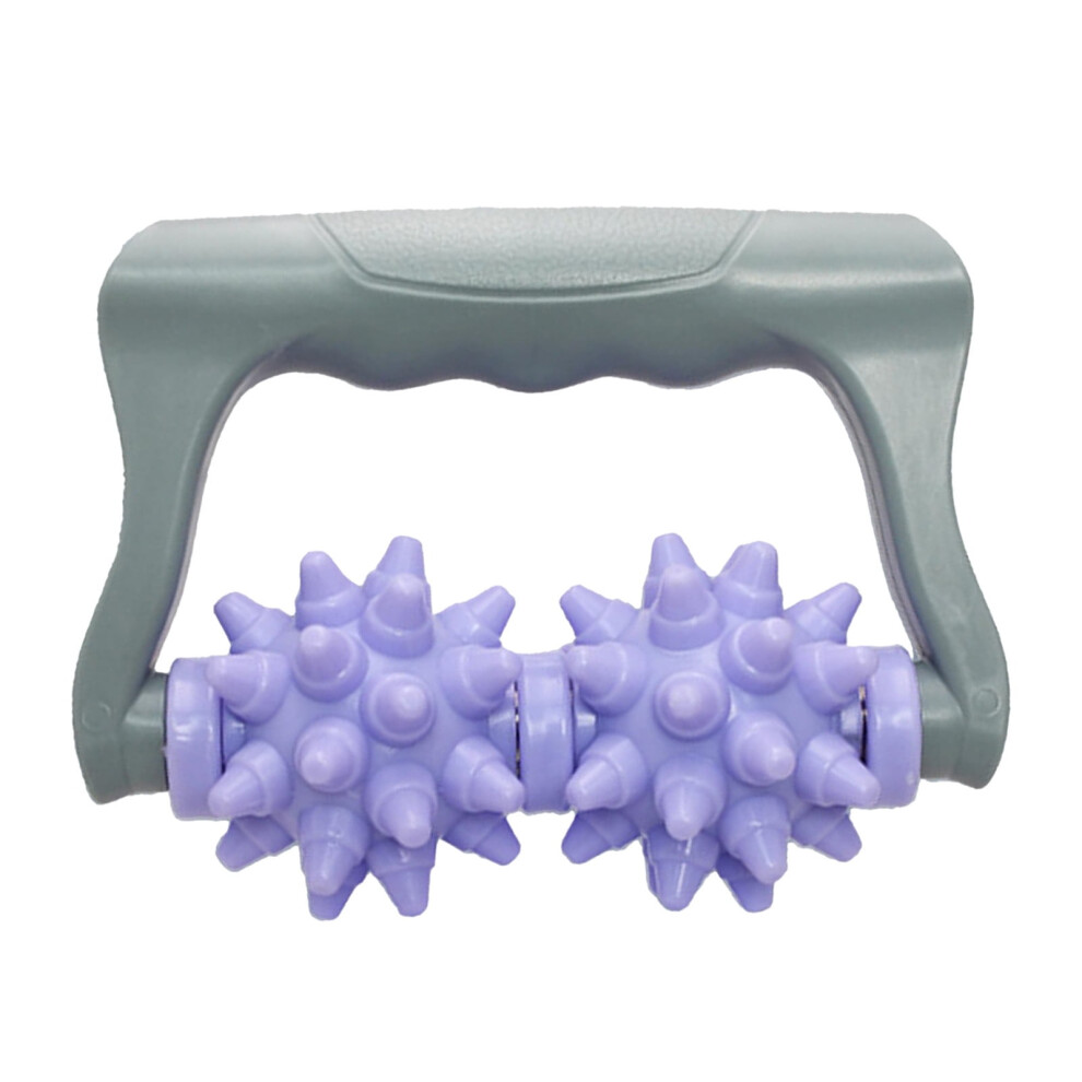 Handheld Deep Tissue Massage Roller with 2 Spiky Balls