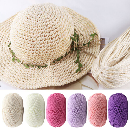 Knitting Wool Yarn Milk Cotton 100g 2