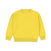 Kids sweater yellow long sleeve crew neck 12-18 months