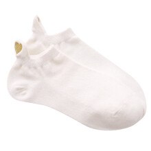 Ankle Socks Women Cotton Low-Cut Casual Sport White One Size