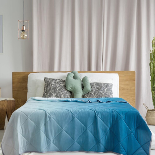 Steppdecke aus gewaschener Baumwolle, Einzelbett, Queensize, Kingsize 2