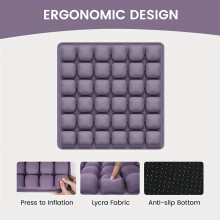 Cuscino per poltrona gonfiabile 3D in schiuma PU, rigidità regolabile.