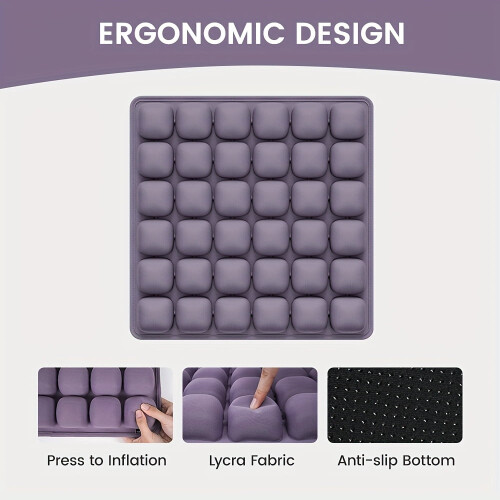 Coussin d'air pour chaise, mousse PU 3D, fermeté réglable