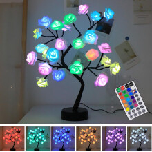 Lampe rosier LED RGB avec écran amovible (1 pièce)