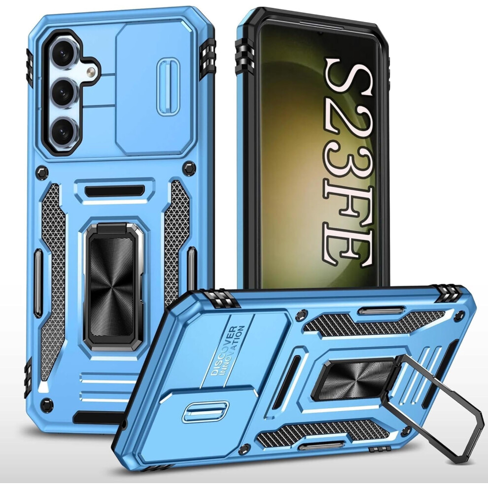 Galaxy S23 Fe Case With Stand And Slide Camera Cover Sky 937196929436