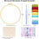 Punch Needle Embroidery Kit Healing Weave 20x20 cm 2