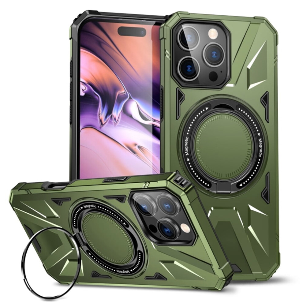 Iphone 15 Pro Max 6.7 Inch Case Magsafe Shockproof Dark 9170372586448