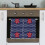 Independence Day Kitchen Towel Star Pattern 1 Pack 2