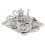Mini tea set metal1/12scale8-piece dollhouse 1