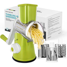 Râpe à fromage rotative à 3 lames, base à ventouse, 1 pièce